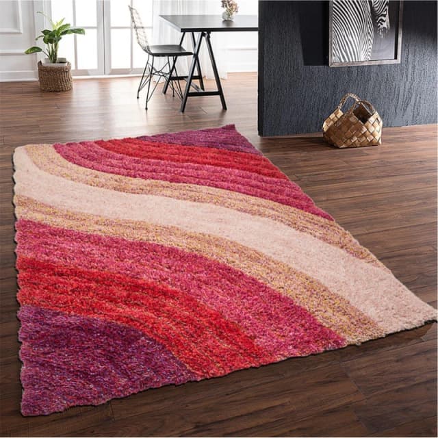 Rugstyle 3D SHAGGY LENA 160x230cm Pink unisex 160x230cm