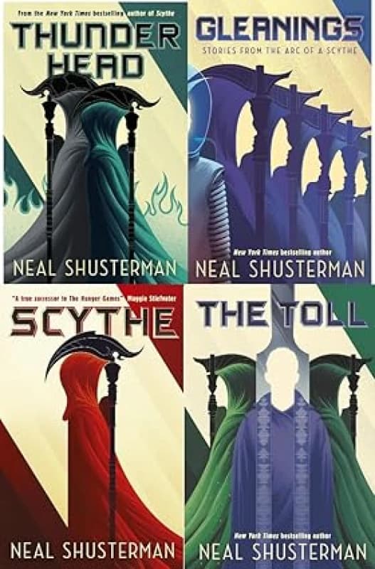 Arc of a Scythe Series 4 Books Collection Set Neal Shusterman Scythe Thunderhead Neal Shusterman Books