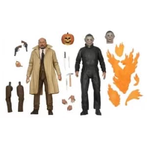 NECA Halloween 2 Michael Myers and Dr Loomis 2 Pack Ultimate 7" Action Figures