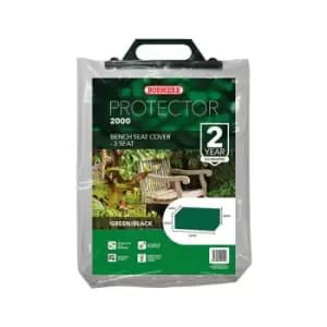 Bosmere Reversible Bench Cover 3 Seater Green & Black P410