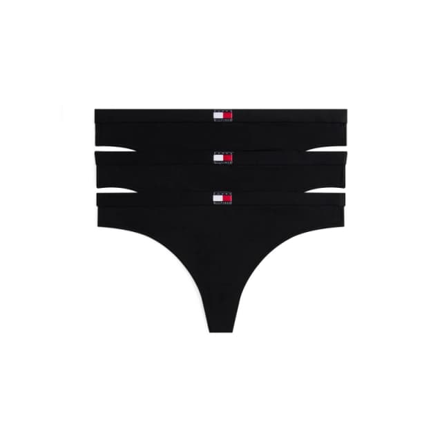Tommy Hilfiger Womens Thongs Blck/Blck/Blck female 10 (S)