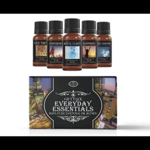 Mystic Moments Everyday Essentials Essential Oils Blend Gift Pack