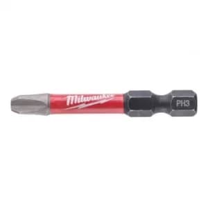 Milwaukee Power Tools SHOCKWAVE Impact Duty Bit PH3 x 50mm