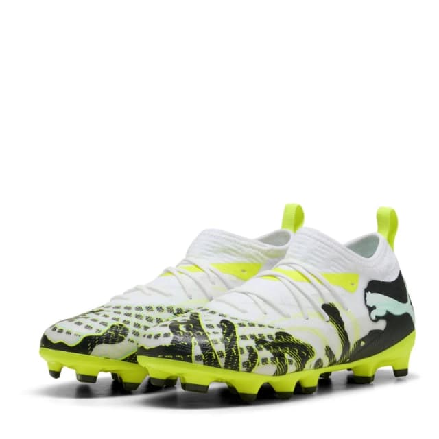 Puma FUTURE 8 MATCH Childrens Artificial Ground Football Boots Mint/White male C12 (31)