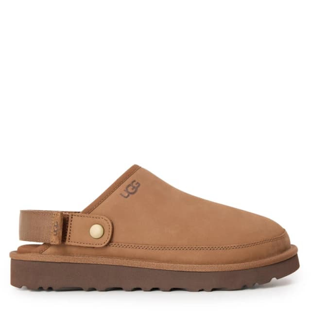 Ugg Mens Gldncoast Goldencoast Cotton Flat Mules Dark Chestnut male 11 (45)