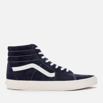 Vans Mens Suede Sk8 Hi-Top Trainers - Parisian Night/Snow White - UK 11