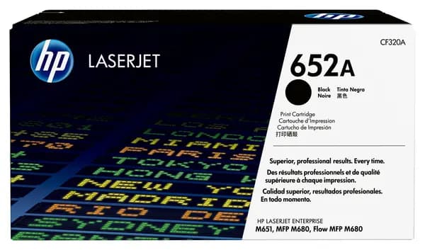 HP 652A Black Toner Cartridge - CF320A (Original)