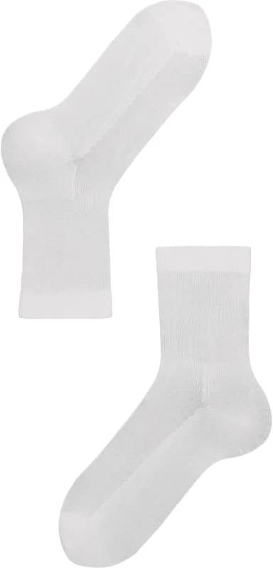 Lenz Think About Ladies Socks - Pack of 2, white, Size 35 - 38 for Women