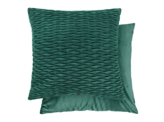 New Edge Blinds Millie Collection Soft Velvet Cushion Cover in Green Size: 43cm x 43cm Green Unisex 43cm x 43 cm