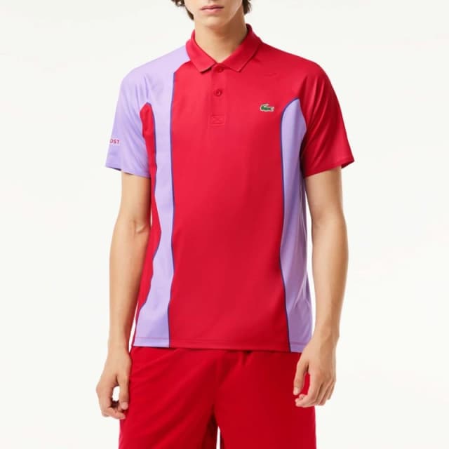 Lacoste Sport x Novak Djokovic Seamless Polo Shirt - Red Red L