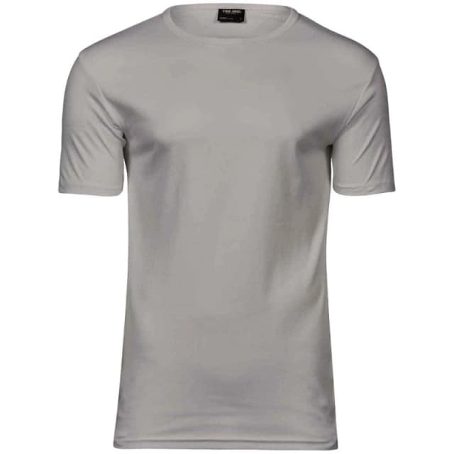 TEE JAYS Mens Interlock T-Shirt in Stone Size: Small Stone Male S