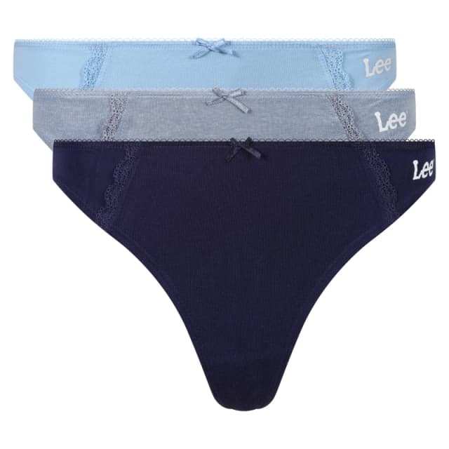 Lee 3 Pack Thong Briefs - Multi Multi 8
