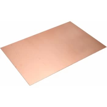 341016 Copper Clad Single Sided FR4 Fibre Glass 203 x 305mm - R-tech