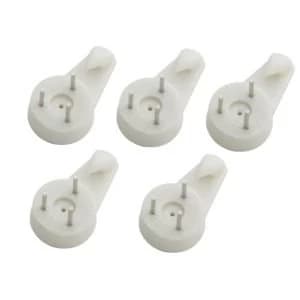 BQ White Medium Picture hook Pack of 25