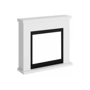 Tagu The Missing Piece - White Electric Fireplace Cladding cm 99x88,3x25 FM461-WH1 - Bianco Puro