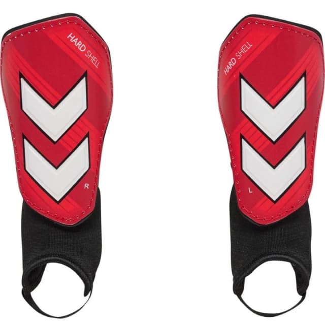 Hummel Shin Guards Senior Red/White unisex Small