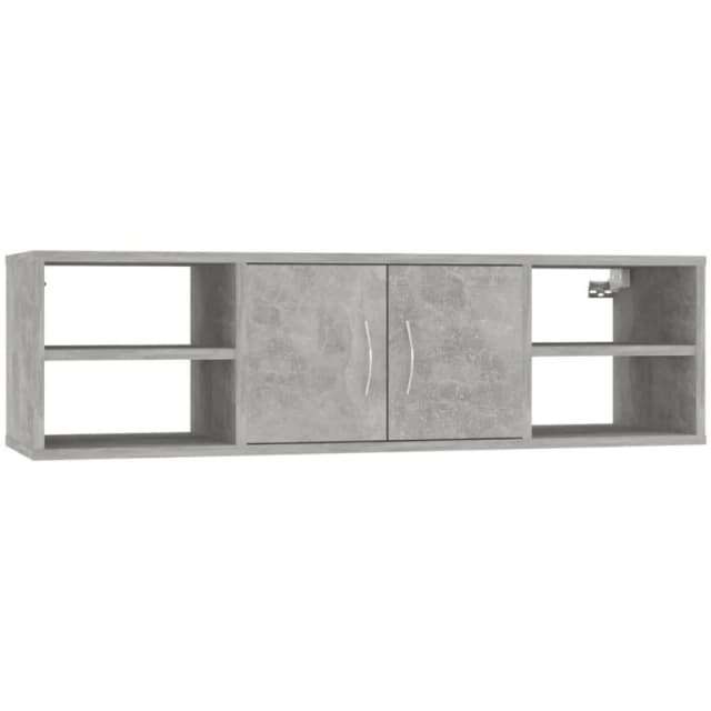 VIDAXL Vidaxl - Wall Shelf Concrete Grey 102x30x29cm Engineered Wood 8720286541821