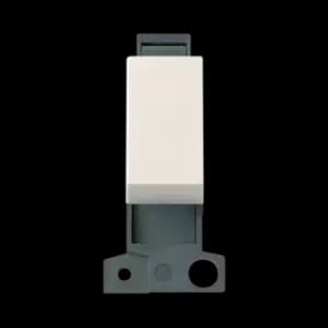 Click Scolmore MiniGrid 10A 3 Position Retractive Switch White - MD075PW