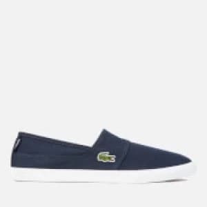 Lacoste Mens Marice Bl 2 Canvas Slip-On Pumps - Dark Blue/Dark Blue - UK 10