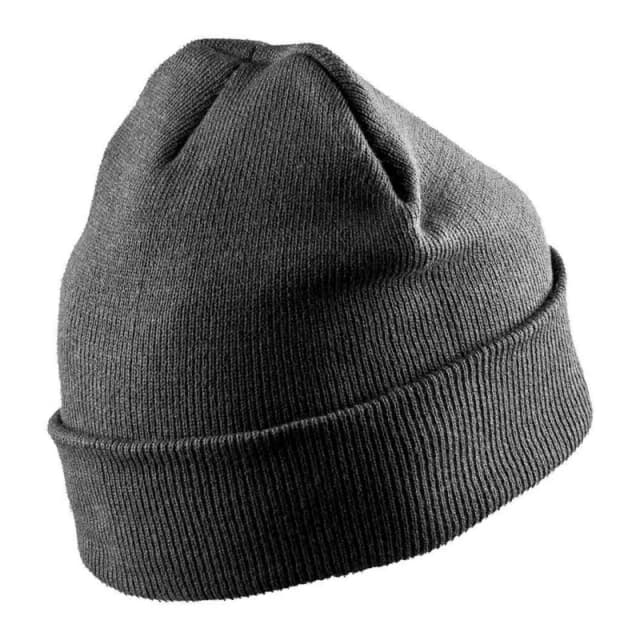 Result Result Men Woolly Ski Hat in Charcoal Charcoal One Size Male 5063527372031