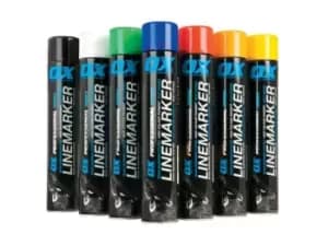 OX Tools OX-T022607 OX 750ML Permanent Line Marker Spray Black