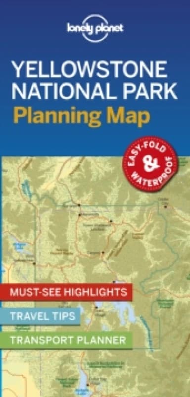 Lonely Planet Yellowstone National Park Planning Map Sheet map, folded
