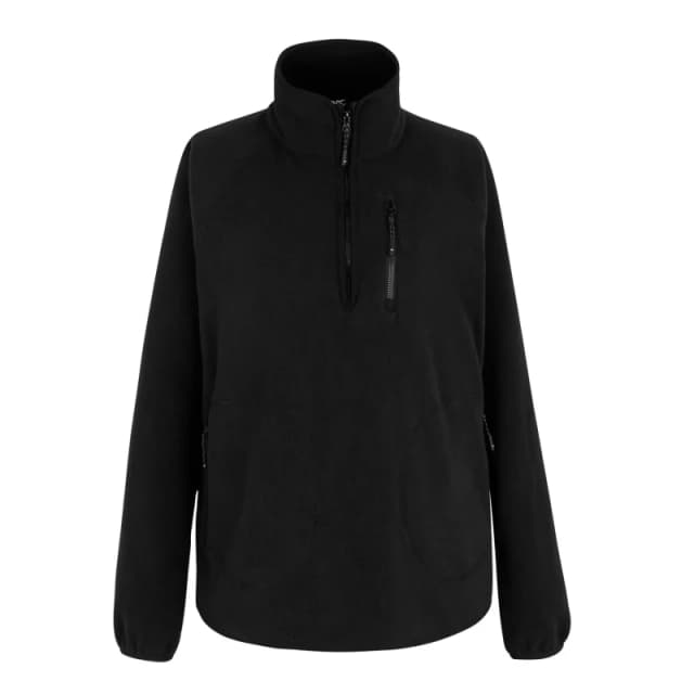 Womens 1/2 zip fleece Regatta Frankie Noir Female 48