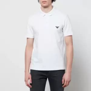 Emporio Armani Mens Polo Shirt - White - L