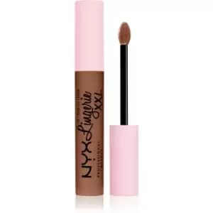 NYX Professional Makeup Lip Lingerie XXL Matte Liquid Lipstick Shade 29 - Hot Caramelo 4 ml