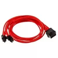 Phanteks 8-Pin EPS12V Cable Extension 50cm - Sleeved Red