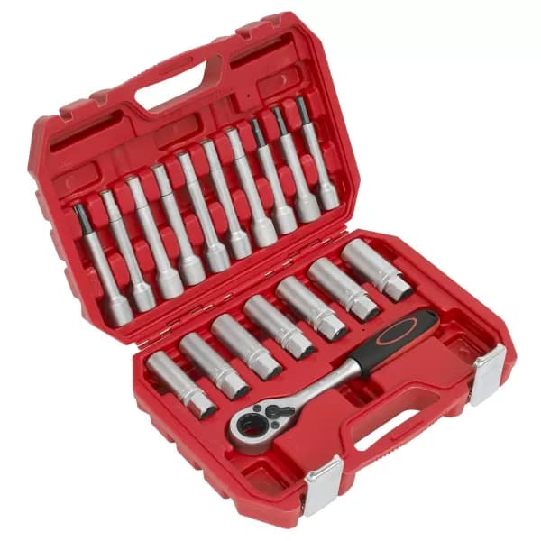 Genuine SEALEY VS0331 Shock Absorber Strut Nut Kit 18pc