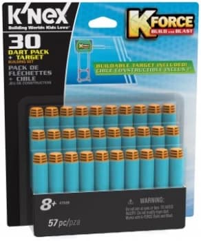 KNEX K Force Darts and Target 30 Pack.