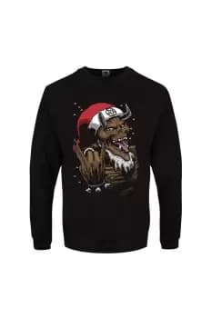 Satan Rocks Christmas Jumper