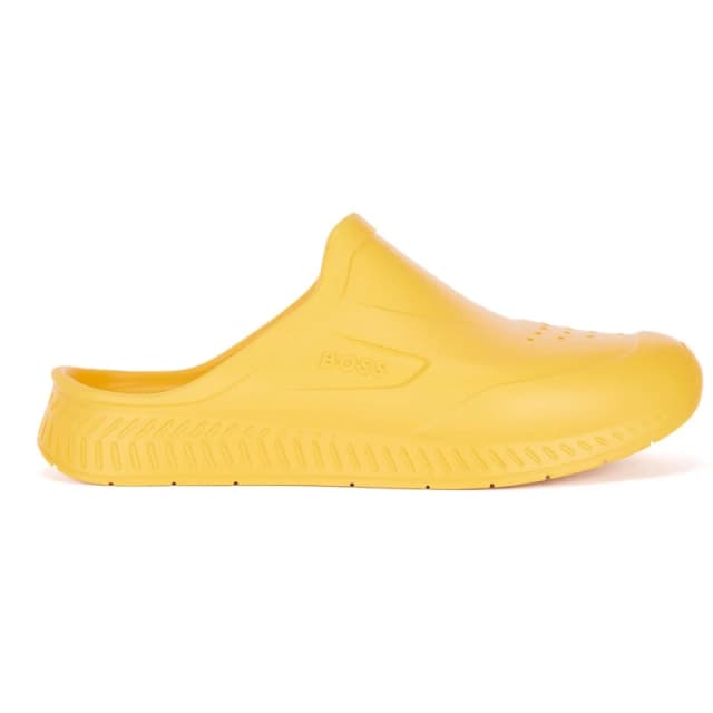 Boss Mens Titanium-R Rubber Water-Friendly Pool Sliders Open Yellow male 5 (39)