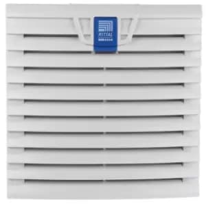 Rittal Filter Fan204 x 204mm Face Dimensions, 100m/h, AC Operation, 230 V ac, IP54
