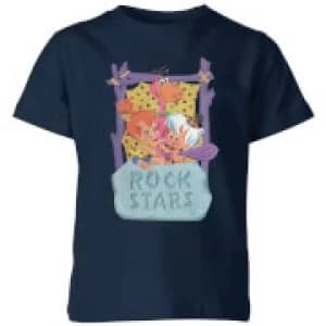 The Flintstones Rock Stars Kids T-Shirt - Navy - 11-12 Years