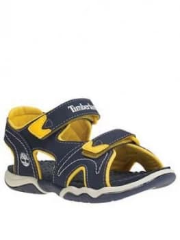 Timberland Timberland Adventure Seeker 2 Strap Sandal, Navy/Yellow, Size 4 Younger