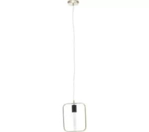 INTERIORS by Premier Lavis Pendant Ceiling Light - Black & Gold