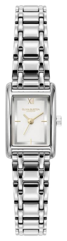 Olivia Burton 24000281 Classic Mini Grove (16mm) Silver Dial Watch
