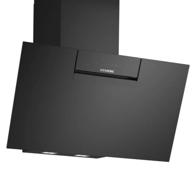 Siemens IQ-300 LC87KFN60B WiFi Connected Angled Chimney Cooker Hood - Black