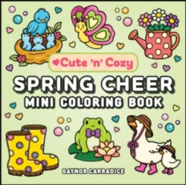 Spring Cheer Mini Coloring Book Paperback / softback