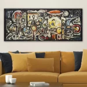YTYMDRN146_50120 Multicolor Decorative Canvas Painting