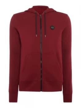 Mens Michael Kors Large Arm Logo Hoody Red