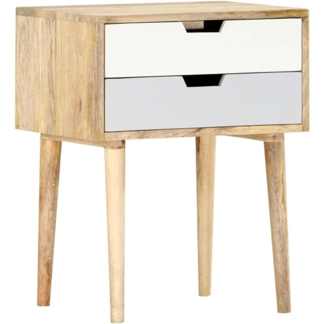VIDAXL Bedside Cabinet 47x35x59cm Solid Mango Wood Vidaxl 286481