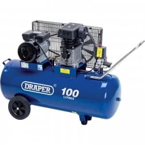 Draper DA100/330 Belt Driven Air Compressor 100 Litre 240v