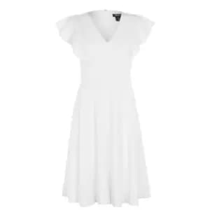 DKNY Fit And Flare Dress - White