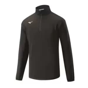 Mizuno quarter Zip Tech Fleece Midlayer Junior - Black