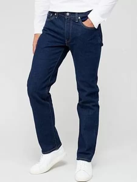 Levis 514 Straight Fit Jeans - Chain Rinse - Dark Blue