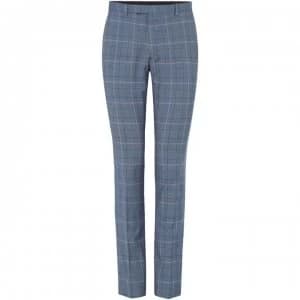 Label Lab Elliot Skinny Fit Pow Check Suit Trouser - Grey