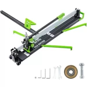 VEVOR 39" Manual Tile Cutter w/Precise Laser Positioning & Anti-Sliding Rubber Surface Single Rail Four Brackets Suitable for Porcelain and
